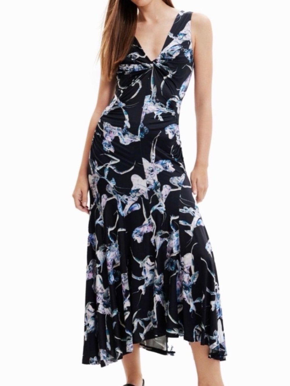Desigual Maitrepierre Midi Dress | S | Black